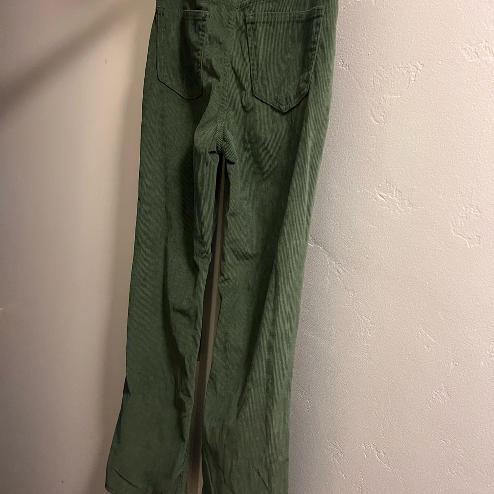 SHEIN Women's Green Straight Leg Pants